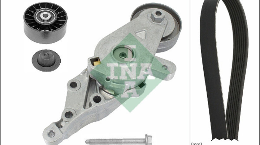 Set curea transmisie cu caneluri (529049110 INA) AUDI,SEAT,SKODA,VW