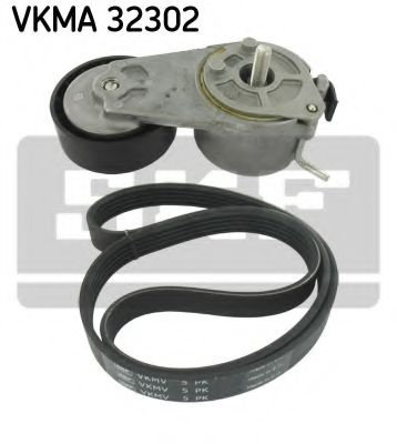 Set curea transmisie cu caneluri ALFA ROMEO GIULIETTA (940) (2010 - 2016) SKF VKMA 32302 piesa NOUA