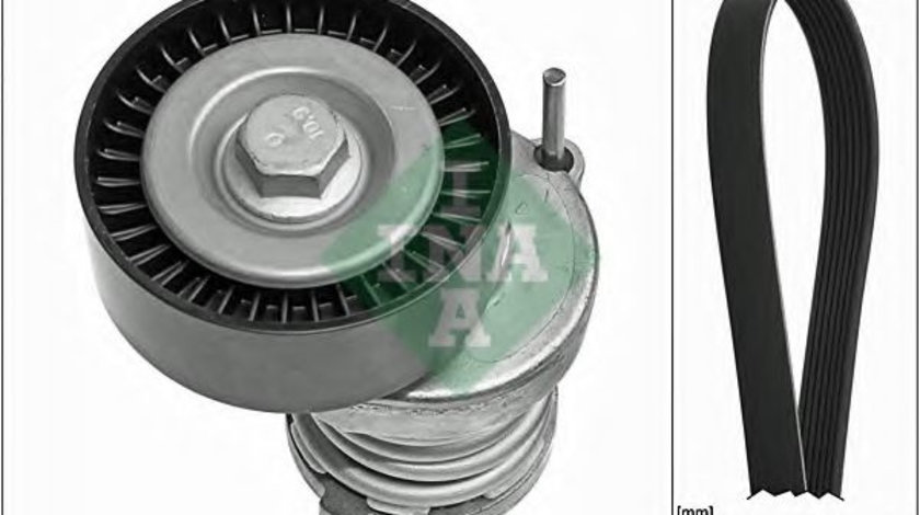 Set curea transmisie cu caneluri AUDI A2 (8Z0) (2000 - 2005) INA 529 0103 10 piesa NOUA