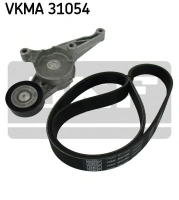 Set curea transmisie cu caneluri AUDI A3 Cabriolet (8P7) (2008 - 2013) SKF VKMA 31054 piesa NOUA