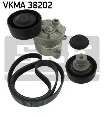 Set curea transmisie cu caneluri BMW Seria 3 (E36) (1990 - 1998) SKF VKMA 38202 piesa NOUA