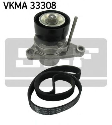 Set curea transmisie cu caneluri CITROEN C4 I (LC) (2004 - 2011) SKF VKMA 33308 piesa NOUA