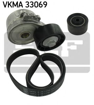 Set curea transmisie cu caneluri CITROEN C4 I (LC) (2004 - 2011) SKF VKMA 33069 piesa NOUA