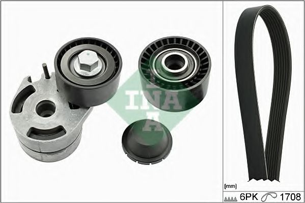 Set curea transmisie cu caneluri CITROEN XSARA (N1) (1997 - 2005) INA 529 0012 10 piesa NOUA