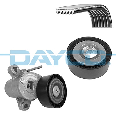 Set Curea Transmisie Cu Caneluri Dayco KPV391