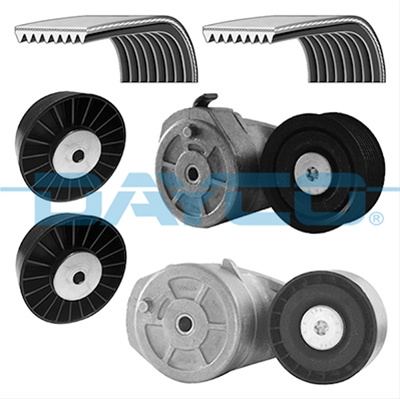 Set Curea Transmisie Cu Caneluri Dayco Scania KPV105HD