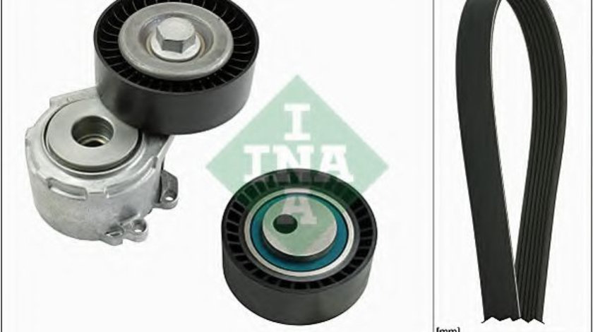 Set curea transmisie cu caneluri FIAT SCUDO combinato (220P) (1996 - 2006) INA 529 0017 10 piesa NOUA