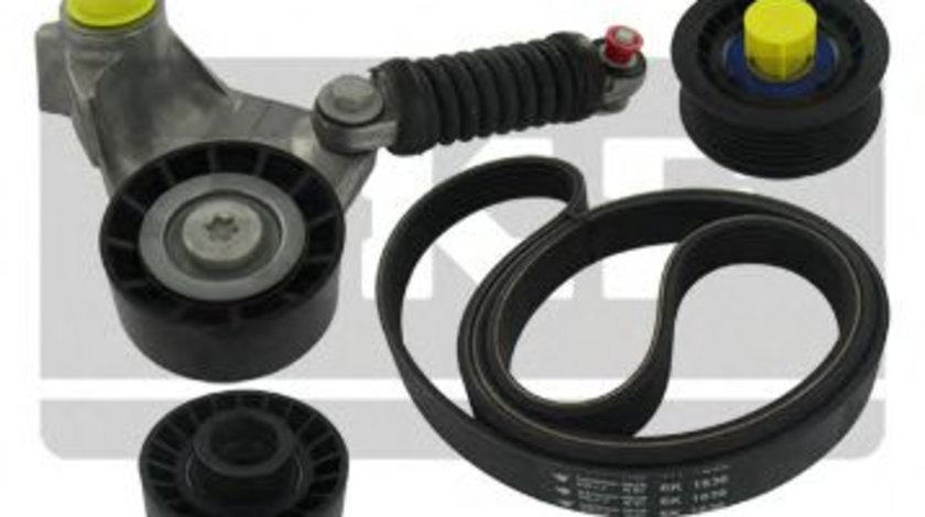 Set curea transmisie cu caneluri FORD TRANSIT bus (FD, FB, FS, FZ, FC) (2000 - 2006) SKF VKMA 34031 piesa NOUA