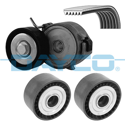 Set curea transmisie cu caneluri (KPV243