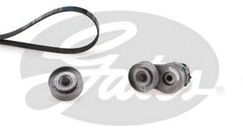 Set curea transmisie cu caneluri OPEL ASTRA G Combi (F35) (1998 - 2009) GATES K016PK1590XS piesa NOUA