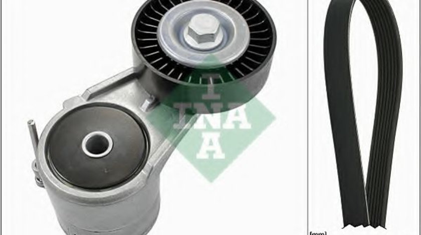 Set curea transmisie cu caneluri OPEL CORSA C (F08, F68) (2000 - 2009) INA 529 0008 10 piesa NOUA