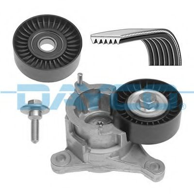 Set curea transmisie cu caneluri PEUGEOT 307 SW (3H) (2002 - 2016) DAYCO KPV057 piesa NOUA