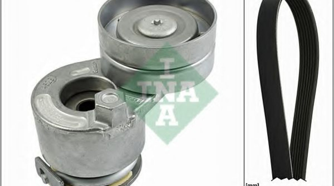 Set curea transmisie cu caneluri RENAULT GRAND SCENIC II (JM0/1) (2004 - 2016) INA 529 0088 10 piesa NOUA