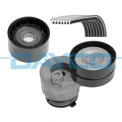 Set curea transmisie cu caneluri RENAULT LAGUNA II Grandtour (KG0/1) (2001 - 2016) DAYCO KPV174 pies...
