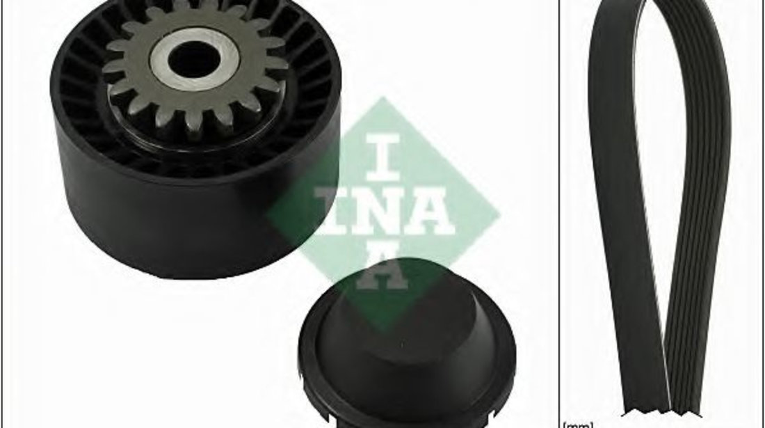 Set curea transmisie cu caneluri RENAULT TWINGO II (CN0) (2007 - 2014) INA 529 0016 10 piesa NOUA