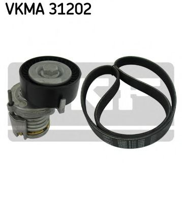 Set curea transmisie cu caneluri SEAT CORDOBA (6K1, 6K2) (1993 - 1999) SKF VKMA 31202 piesa NOUA