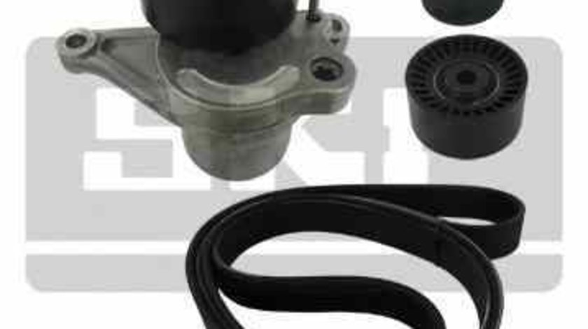 Set curea transmisie cu caneluri VAUXHALL VIVARO Combi J7 SKF VKMA 36086