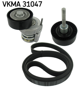 Set curea transmisie cu caneluri (VKMA31047 SKF) AUDI,SEAT,SKODA,VW