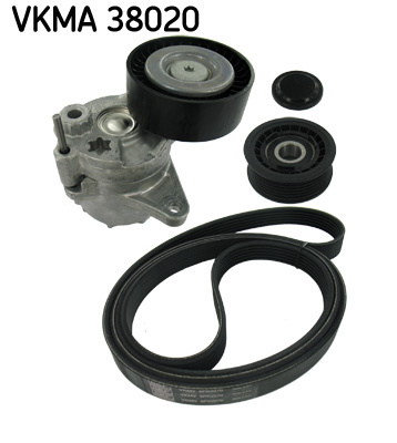 Set curea transmisie cu caneluri (VKMA38020 SKF) MERCEDES-BENZ
