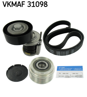 Set curea transmisie cu caneluri (VKMAF31098 SKF) AUDI,SEAT,SKODA,VW