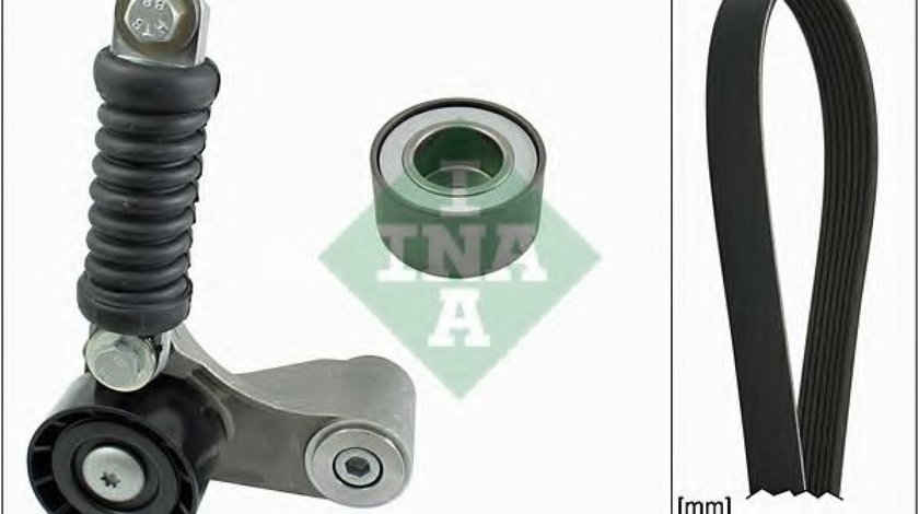 Set curea transmisie cu caneluri VOLVO S40 I (VS) (1995 - 2004) INA 529 0093 10 piesa NOUA