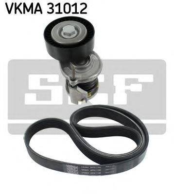 Set curea transmisie cu caneluri VW POLO (9N) (2001 - 2012) SKF VKMA 31012 piesa NOUA