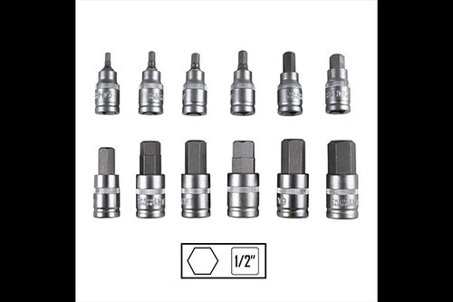 SET DE 12 PIESE 1/2INCH IMBUSURI HEX. JBM 51260 JBM
