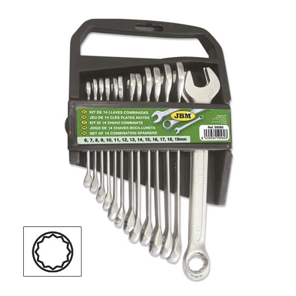 Set De 14 Cheie Combinate Jbm 50560