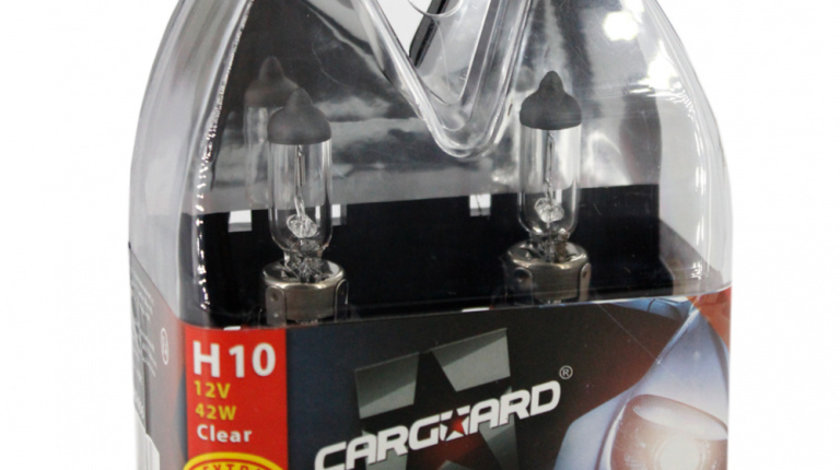 Set de 2 becuri halogen H10 +30% intensitate - CARGUARD BHA006