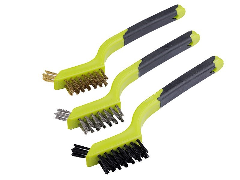 Set De 3 Perii - Nailon, Alama, Otel Inoxidabil Carmotion 63530