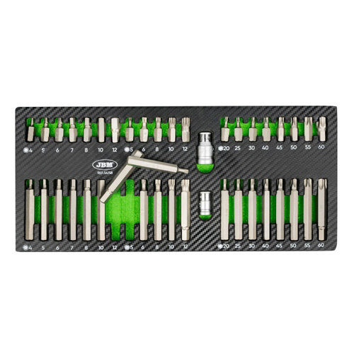 Set De 42 Imbusuri Hexagonale, 12 Varfuri ?i Torx-uri Jbm 54158