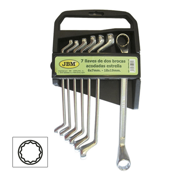 SET DE 7 CHEI INELARE CU COT JBM 50562 JBM