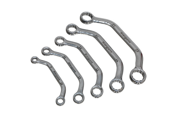 SET DE CHEI INELARE TIP SEMILUNA. 8 - 22MM. 5 PIESE - SEALEY S0716 SEALEY