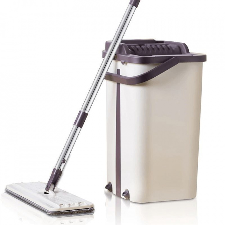 Set de curățare - MOP, cârpă din microfibră + găleată A0186