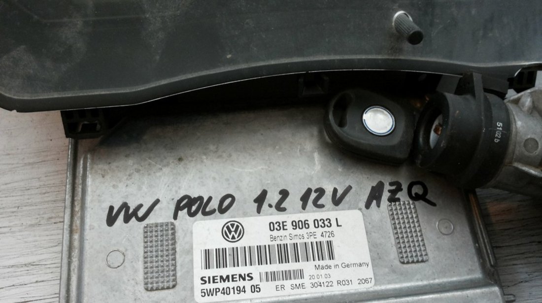 set de pornire siemens 03E906033L pentru Volkswagen Polo 9N 1.2 12v tip AZQ