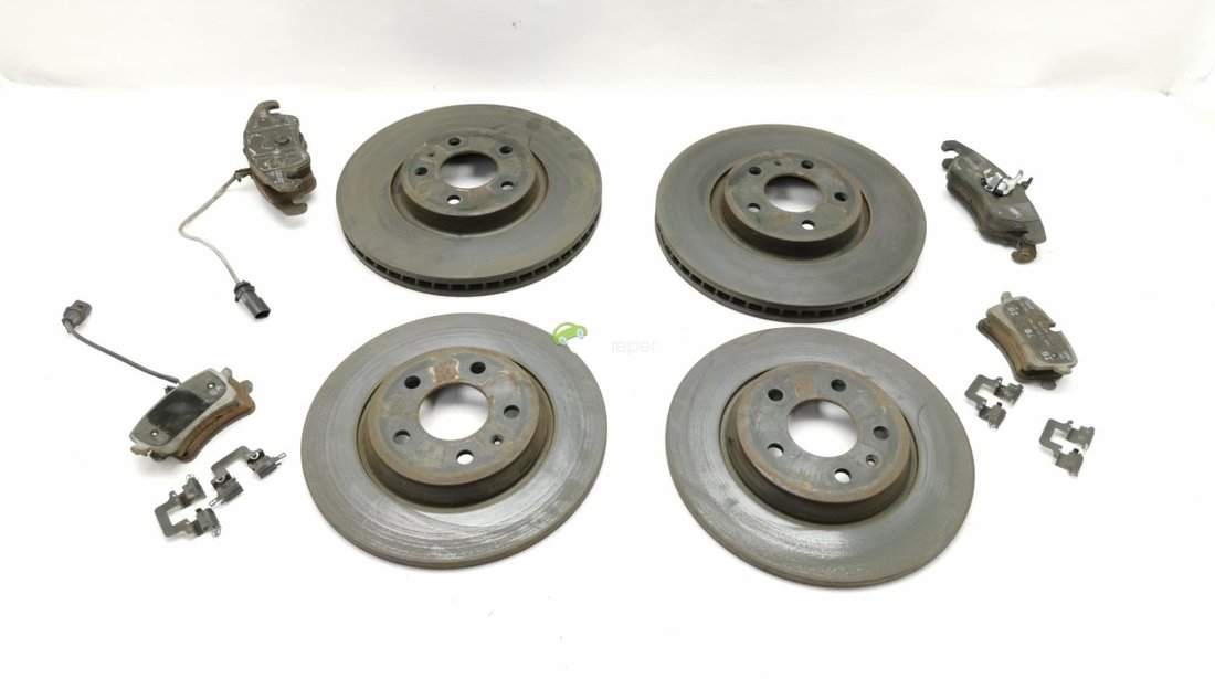 Set discuri fata, spate + placute frana Originale Audi A6 C7 4G / A7 4G 2.0 TDI