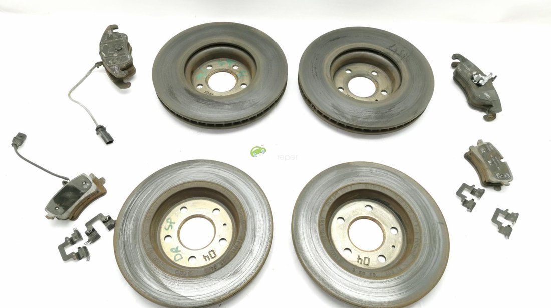 Set discuri fata, spate + placute frana Originale Audi A6 C7 4G / A7 4G 2.0 TDI