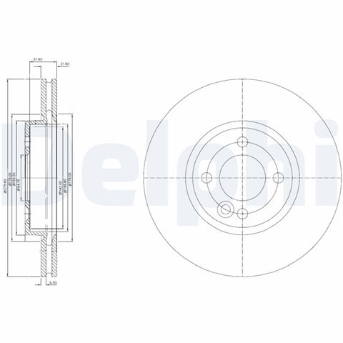 Set Discuri Frana Delphi Bmw BG3661C