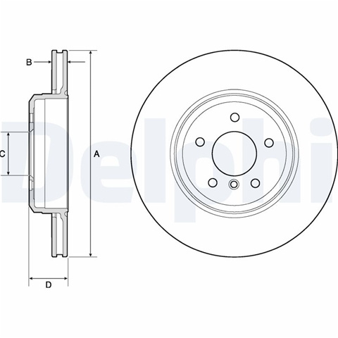 Set Discuri Frana Delphi Bmw BG4753C
