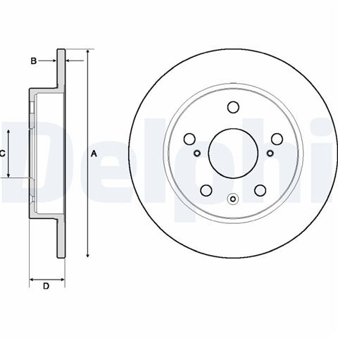 Set Discuri Frana Delphi Suzuki BG4709C