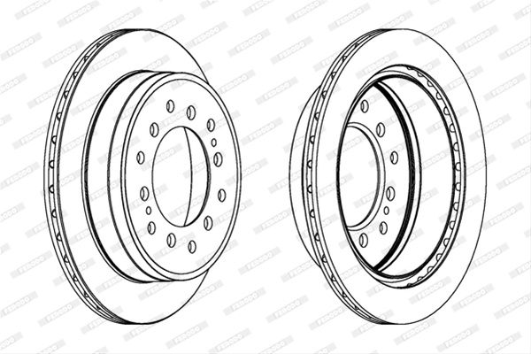 Set Discuri Frana Ferodo Baw DDF1743C