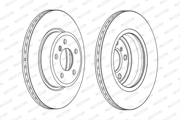 Set Discuri Frana Ferodo Bmw DDF2039C