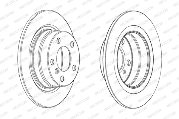 Set Discuri Frana Ferodo Bmw DDF2197C