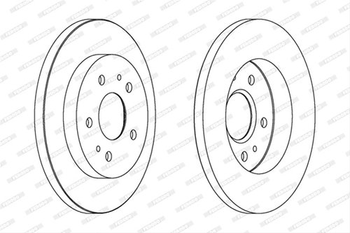 Set Discuri Frana Ferodo Daewoo DDF1387