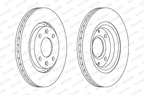 Set Discuri Frana Ferodo Ds DDF1140C