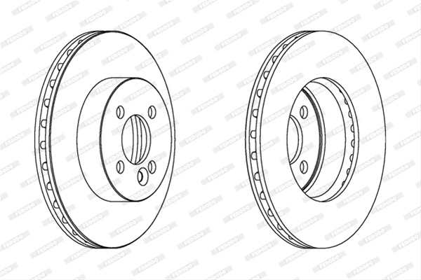Set Discuri Frana Ferodo Mini DDF1617C