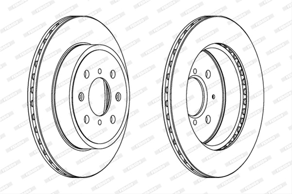 Set Discuri Frana Ferodo Opel DDF1509