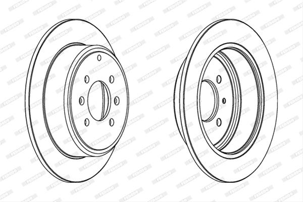 Set Discuri Frana Ferodo Peugeot DDF869