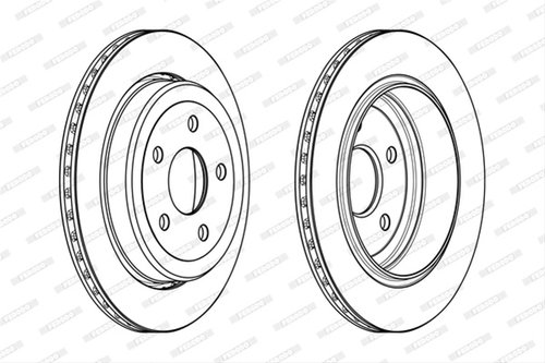 Set Discuri Frana Ferodo Plymouth DDF2095C