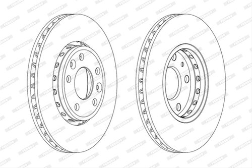 Set Discuri Frana Ferodo Renault DDF1726C